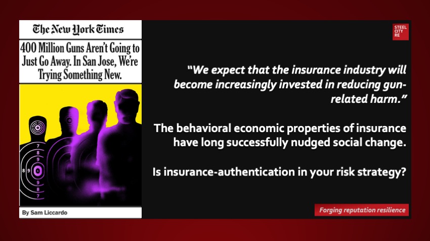 The behavioral economic properties of insurance have long successfully nudged social change.